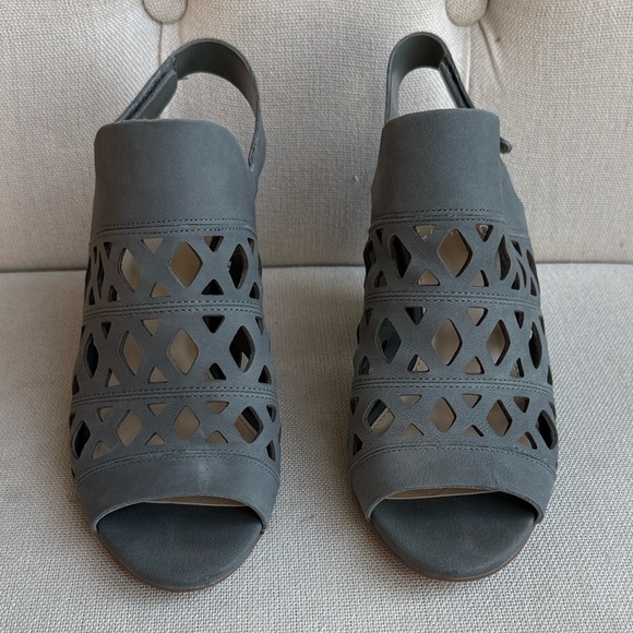 Vince Camuto Dark Gray Cutout Sandals - Picture 1 of 4
